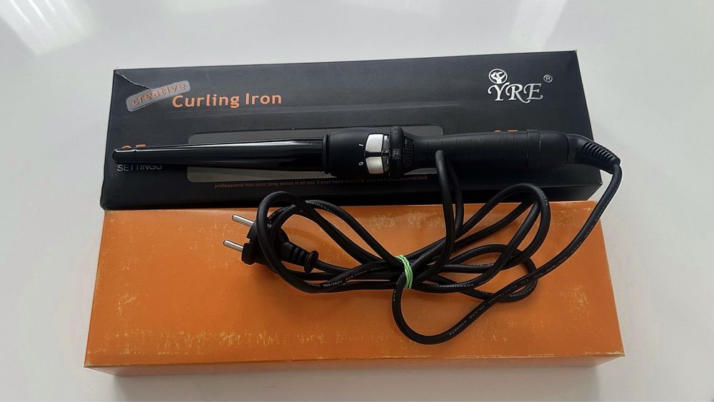 Конусна плойка YRE Curling Iron 13-25мм,чорний.