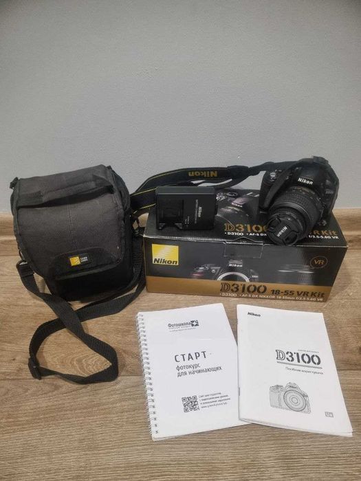 Nikon d3100 kit 18-55mm в ідеальному стані