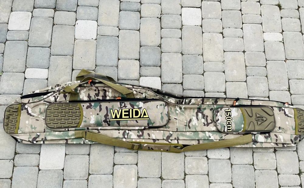 Чохол  150 см 3 віділа напівжорсткий Weida (Kaida) камуфляж