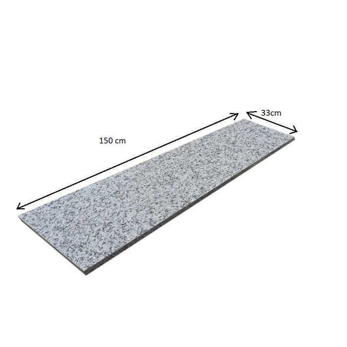GRANIT Schody 150x33x2cm granitowe Stopnica kamienna