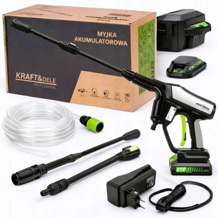 Myjka Ciśnieniowa Akumulatorowa 60 bar  20v 4ah Bezprzewodowa Jakość New Model *