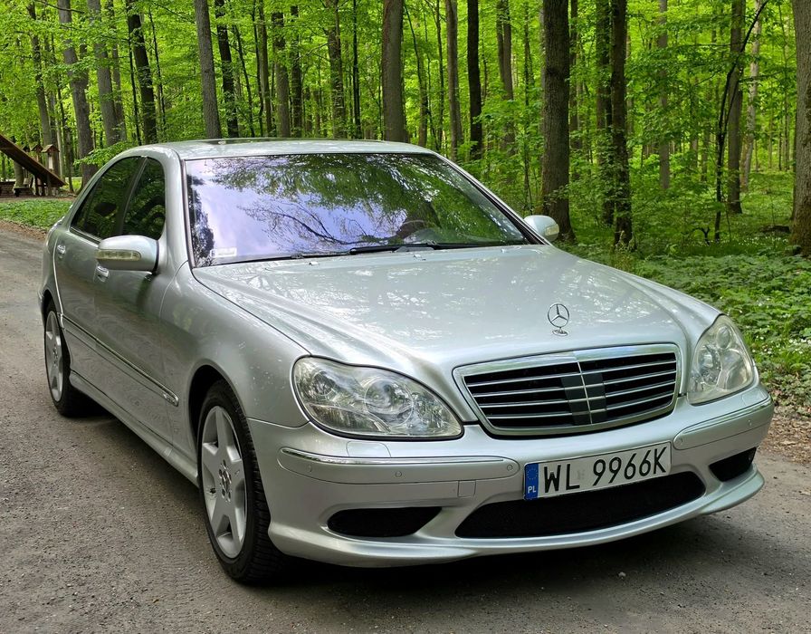 Mercedes-Benz Klasa S 5.5I V12-500KM Long MaxOpcja SalonPL Pakiet AMG Zadbana Zamiana