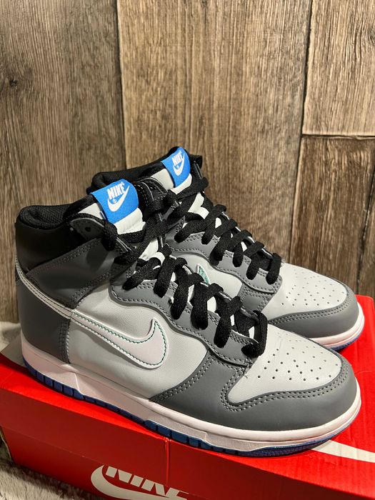 buty damskie skórzane sneakersy nike dunk high 38,5