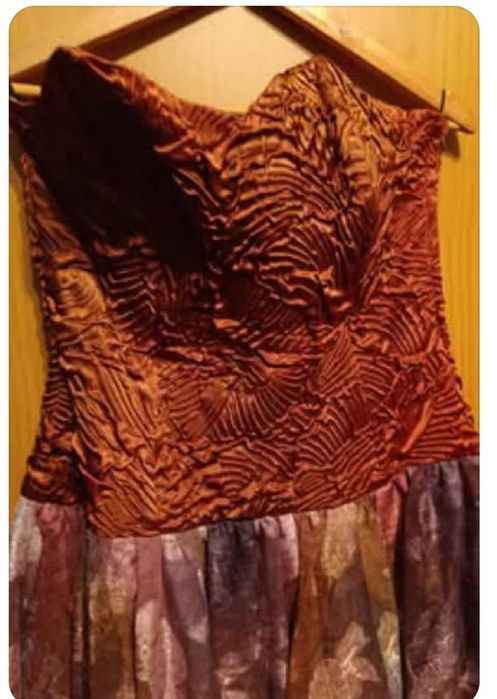 Vestido de cerimónia tamanho unico 42cm cava a cava cai cai