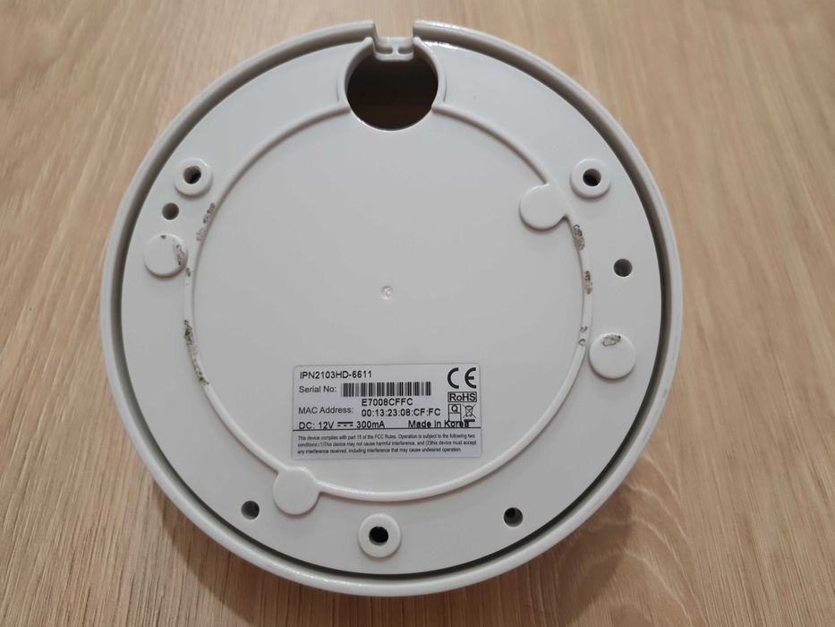 Kamera IP GANZ UDP VCA IPN2103HD-6611 PoE 3MP Fisheye RybieOko CCTV SD