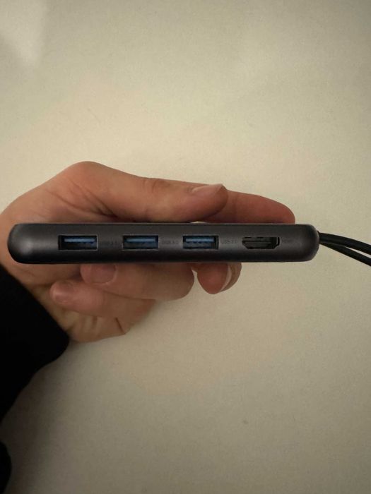 USB-хаб 5-in-1 Baseus Multi-functional HUB Deep gray (CAHUB-DZ0G)