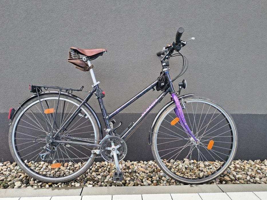 Rower trekkingowy schauff, deore lx, brooks, cr-mo