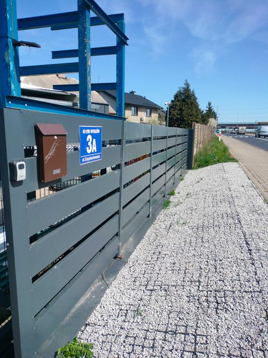 Ogrodzenie Panelowe panel ogrodzeniowy 2,5x1,5m brama ściana płot stal