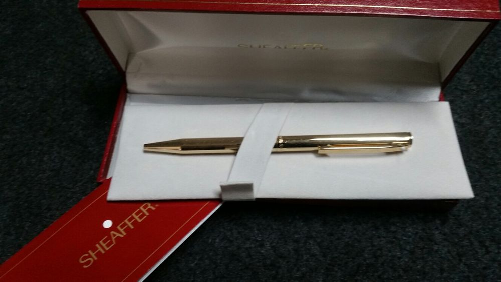 Sheaffer gold electroplated