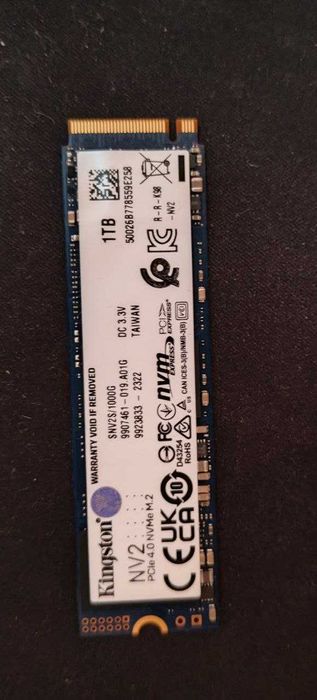 Dysk SSD M.2 PCIe 4.0 Kingston NV2 1TB (SNV2S/1000G)