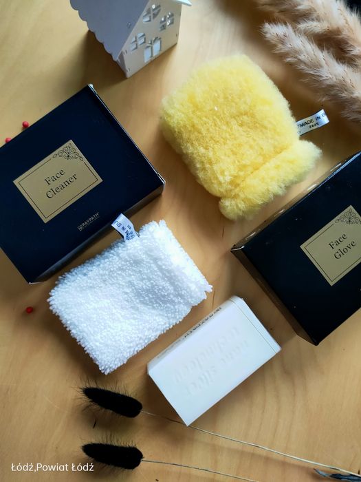 Rękawiczki face glove cleaner plis mydełko Raypath