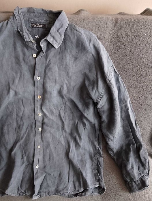 Lniana koszula męska.