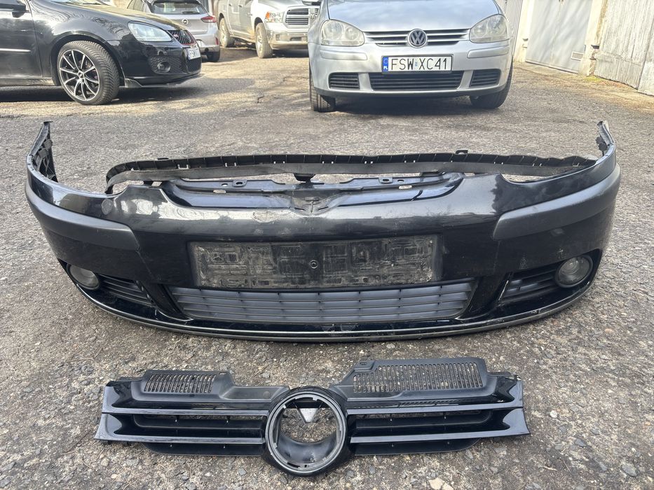 Zderzak Przedni Golf 5 Kompletny + Halogeny