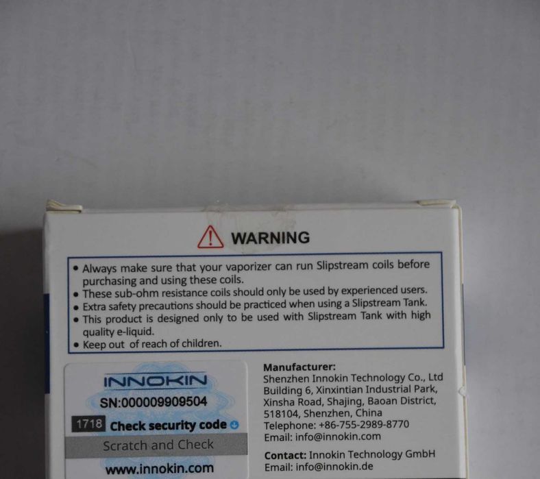 Slipstream Coils 5 sztuk Innokin grzałki