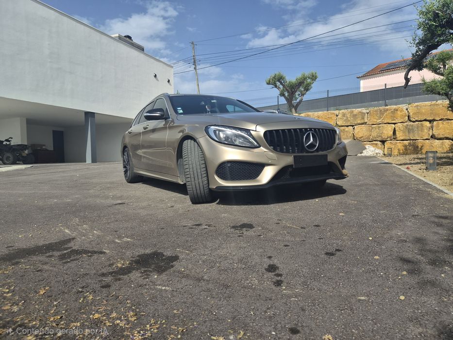 Mercedes-Benz C250 d – FULL EXTRAS, Visual AMG 63, Teto Panorâmico & Suspensão Pneumática (2015)