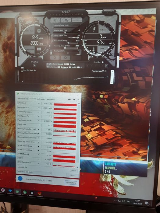Видеокарта Sapphire RX 580 Nitro + Special Edition 8gb как Новая