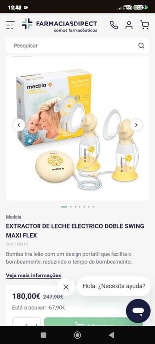 Bomba extratora medela Dupla