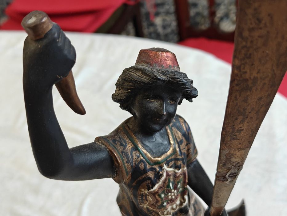 Escultura BLACKAMOOR do século XIX