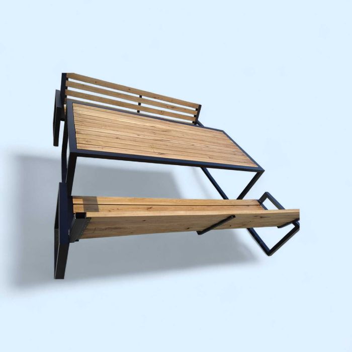 Meble ogrodowe metalowe Styl Loft