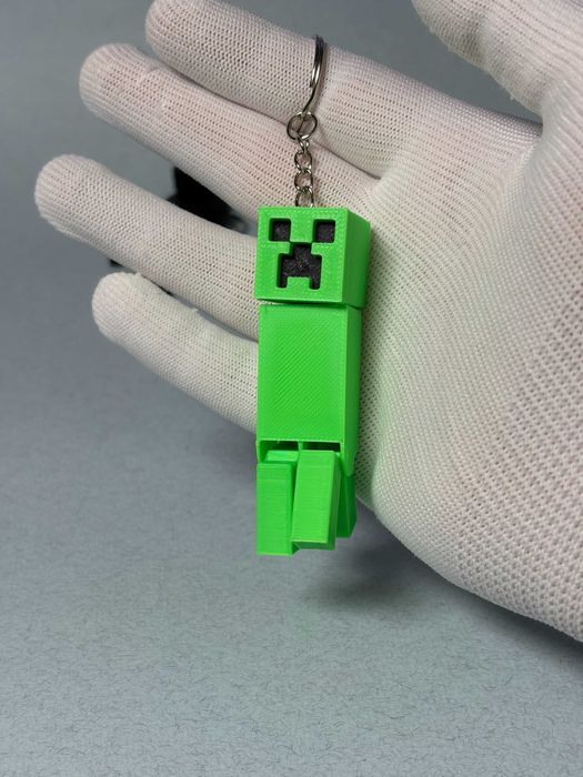 Брелок Майнкрафт (Minecraft)— Крипер, Скелет, Ендермен та Павук