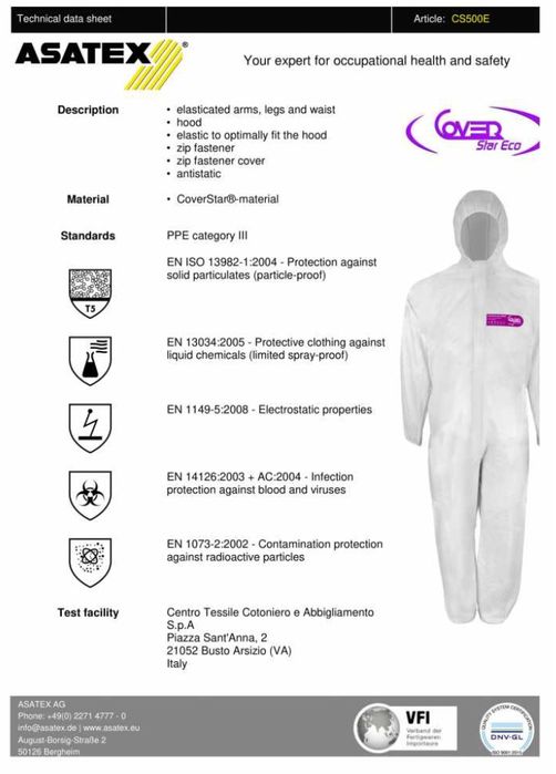 Kombinezon malarski Coverstar art.CS500E