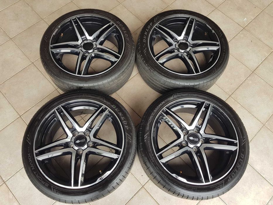 Koła Felgi Brock Audi A4 B8 A6 C6 Mercedes E klasa W212 8x18 et45 5x112 opony 245/40/18
