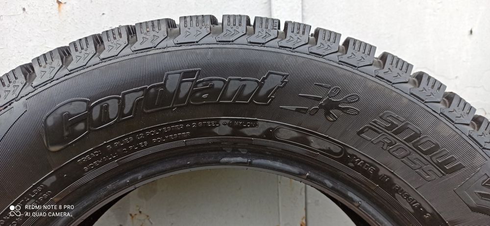 215/65/16 .Стан нових .Проїхала один сезон до 1 тисячі км. Cordiant