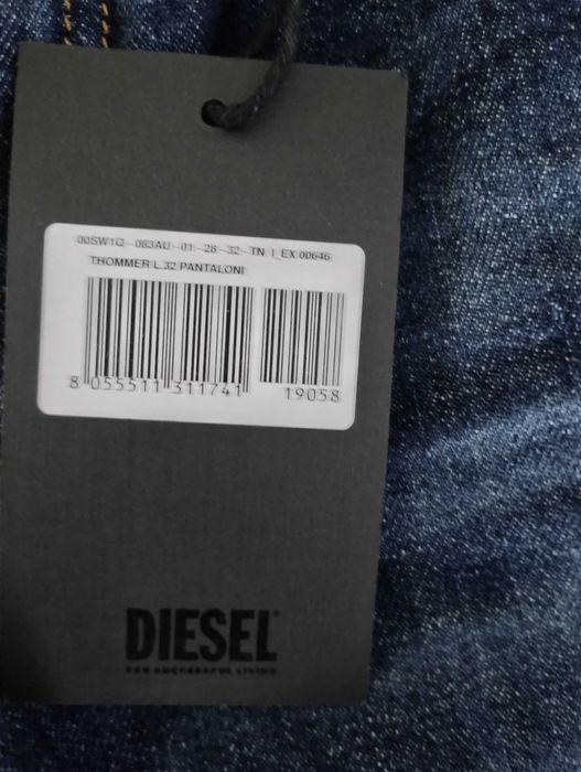 męskie jeansy Diesel Thommer