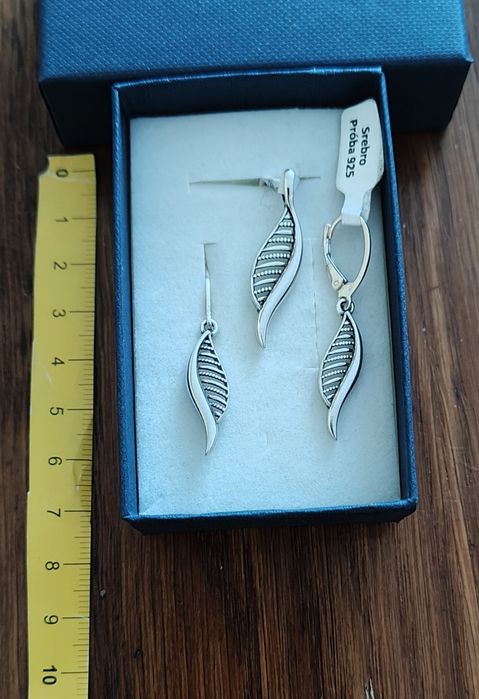 Komplet srebrny pr 925