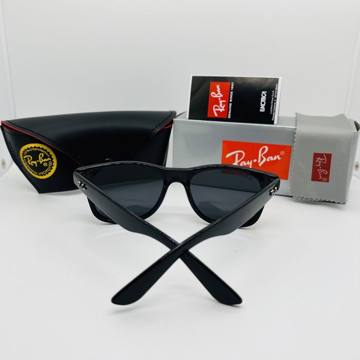 Поляризационные очки Ray Ban Wayfarer 2140P Glossy Black|Gray