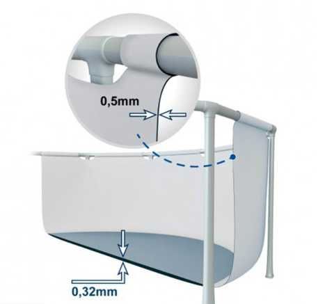 PISCINA INTEX 366X366 CM NOVA