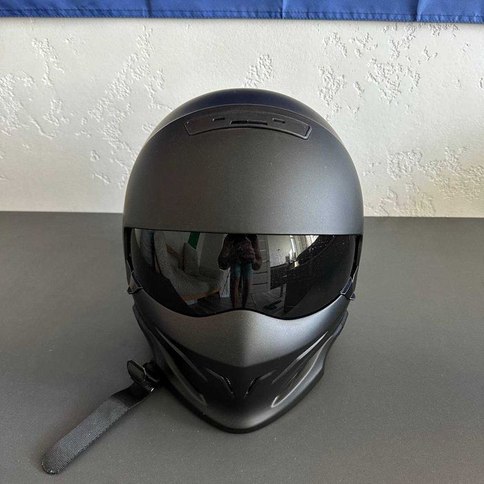 Мотошолом трансформер модуляр EXO Combat Bandit L 59-60 | Як новий