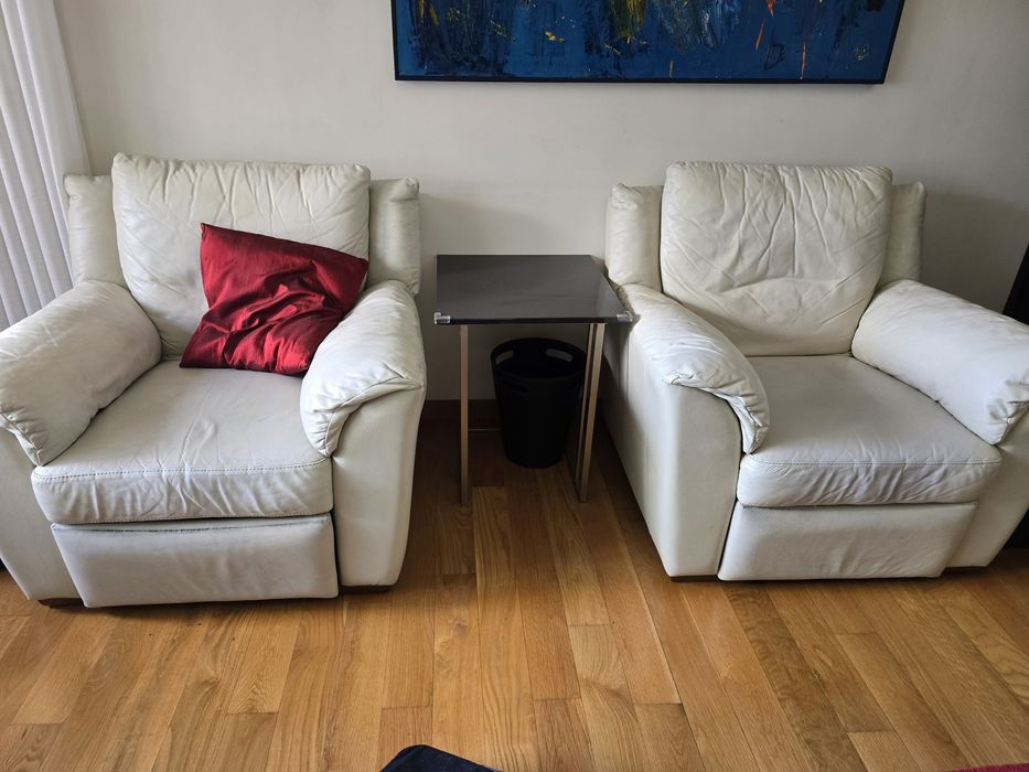 Sofás pele Divani & Divani