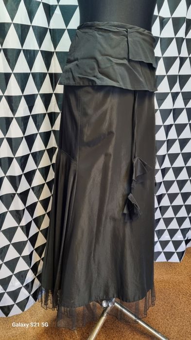 Asymetryczna, maxi spódnica 38