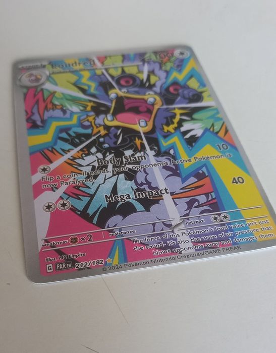 Carta pokémon Loudred