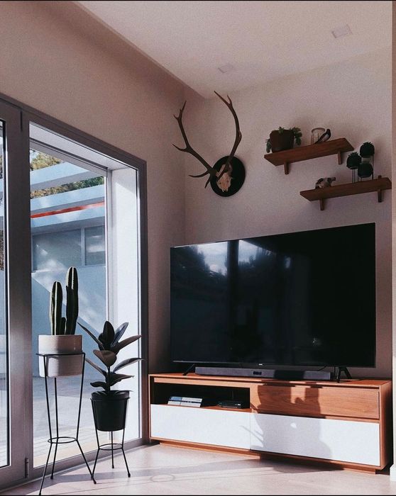 Móvel de tv de Nogueira