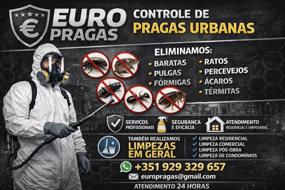 Desinfestação pragas