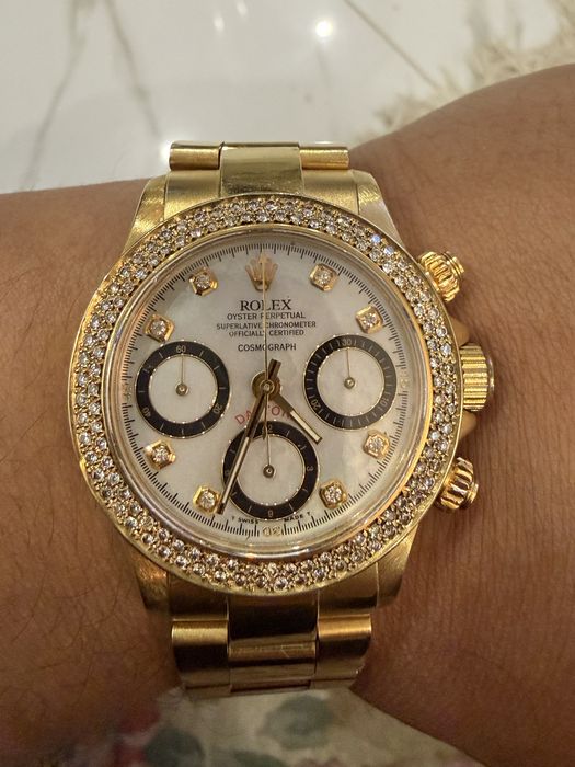 Золотые часы rolex 18k/750 пробы