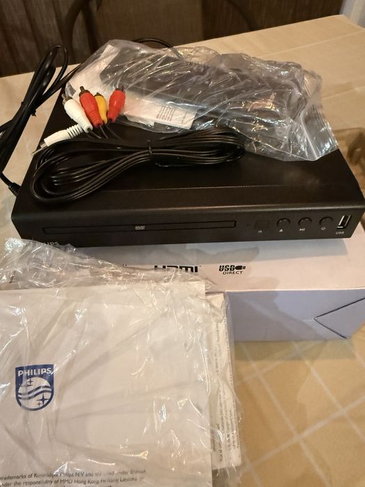 DVD плеєр Philips TAEP200/12 настільний компактний. Новий!