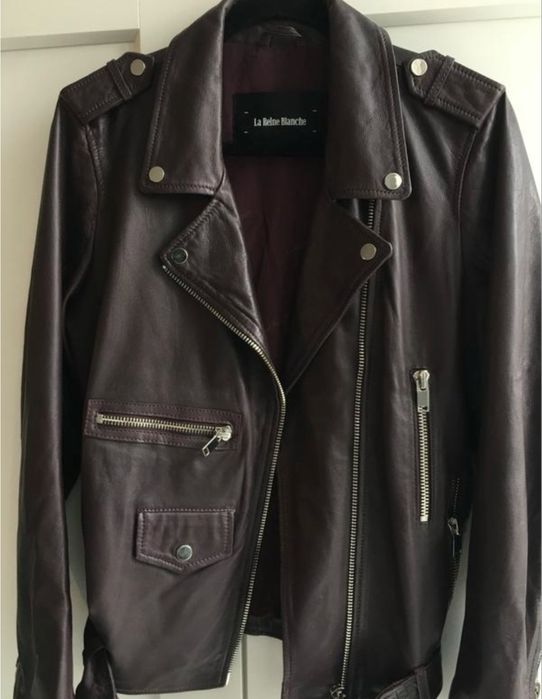 Шкіряна куртка косуха жіноча