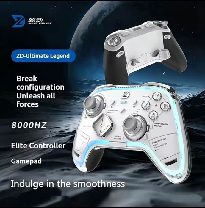 Новый топовый геймпад ZD Ultimate legend+док-станция (8bitdo Ultimate 2, Flydigi Apex 5, Beitong)