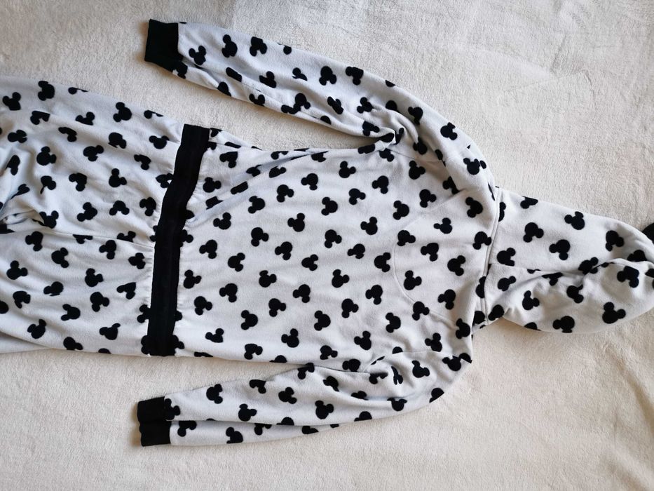 Minnie polar, strój piżama, zatrzaski wiązanie w pasie