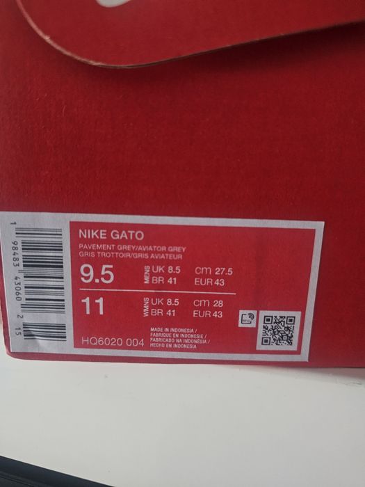 Nike gato 43 novos por estrear