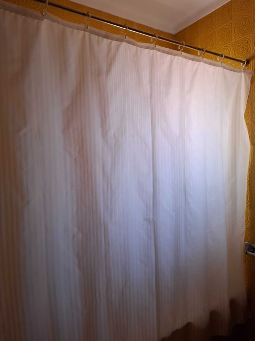 Cortina Duche, Casa de Banho, WC, Banho - Branco