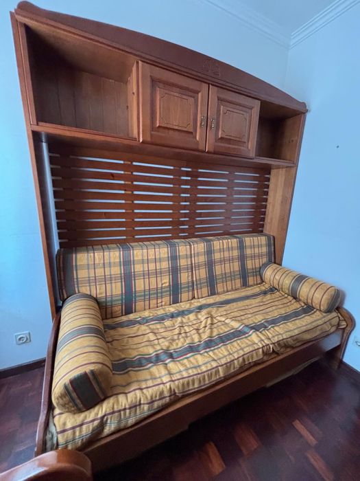 Conjunto de Mobiliário de Estúdio com Cama Retrátil e Arrumação