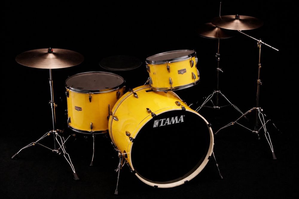 Tama Imperialstar Limited Rock Shell 22" 12" 16" + 14" Electric Yellow