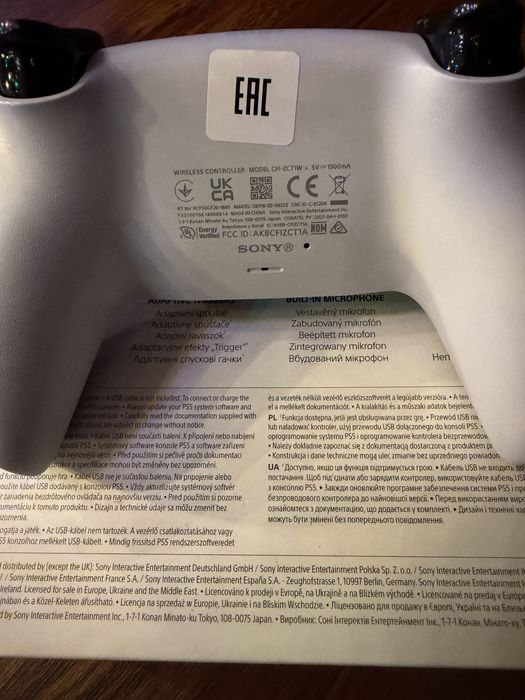 Джойстик ps5  ..Білий..