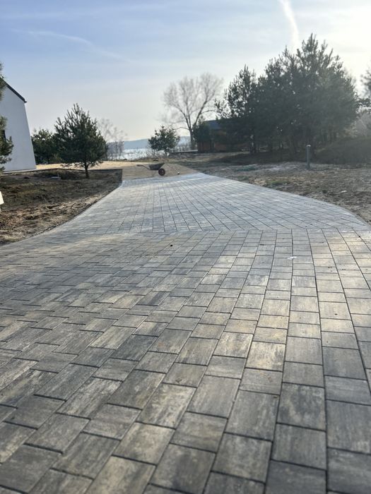 Układanie kostki brukowej . Projekty !!!