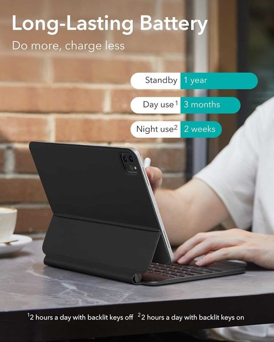 ESR Rebound Magnetic Keyboard Case iPad Pro 11 Air 5/4 etui klawiatura