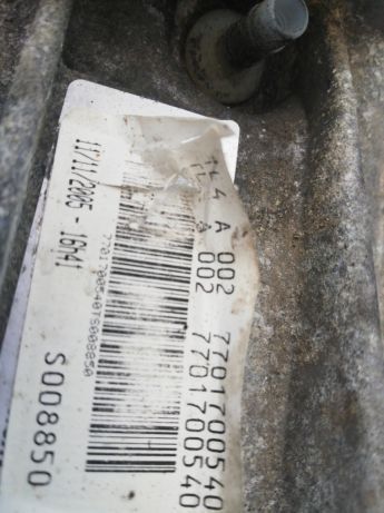 Caixa de 6 velocidades Renault Clio 3 1.5dci 06-2012 ref: TL4 A 002